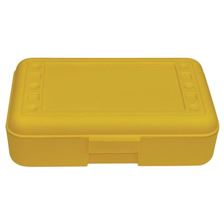 Ceo Pencil Box, Yellow - 12 Each CE2959014